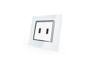 dubbel usb-vägguttag