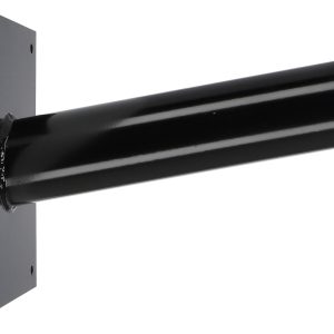 Svart väggfäste för LED-gatubelysning 60 mm