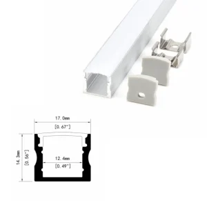 LED-profil SAL1517 17×15 mm 2m Silver