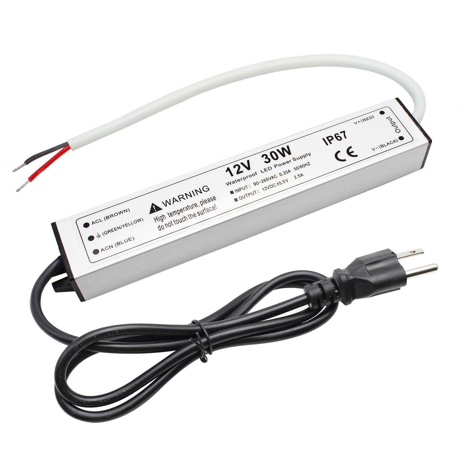 IP67 strömförsörjning 30W för LED-strip