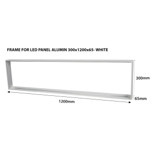 Monteringsram LED Panel 300x1200